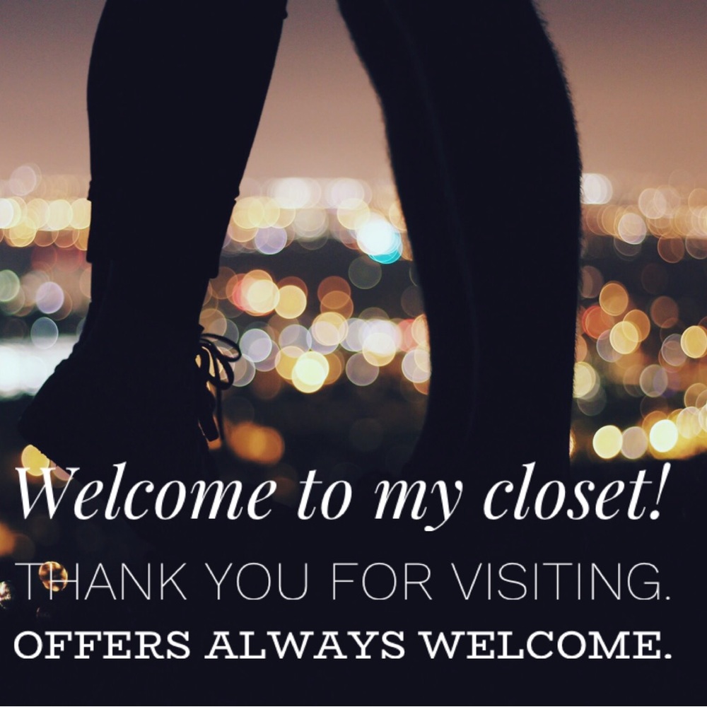 Welcome to my closet!